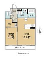 大分県由布市挾間町下市の賃貸マンションの間取り