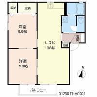 物件の間取り画像
