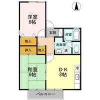 サニーハウスさとう A棟の間取り