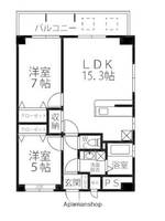 アルバクレスタ城崎407の間取り