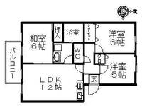 エスポワールシオン21の間取り