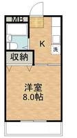 津曲マンション303の間取り