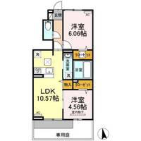 セジュールエクラ A棟の間取り