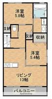 宮崎県宮崎市高洲町の賃貸アパートEの間取り
