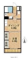 サンライズカワサキB306の間取り