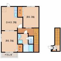 サンスカイ草葉A201の間取り