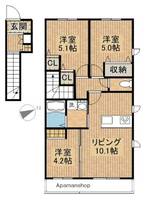 ボヌールエステート205の間取り