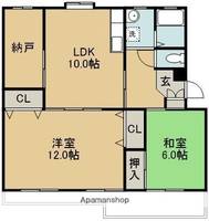 コーポやまたけ402の間取り