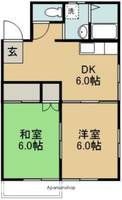 セフィーラ木花A107の間取り