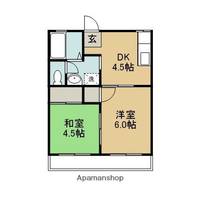 コーポリバーA103の間取り