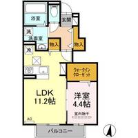 D GRANDE春日 B棟の間取り
