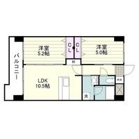 サンレガーロ南林寺0203の間取り