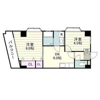 エクシード加治屋0405の間取り