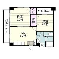 虎頭マンション0301の間取り