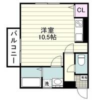 LA LUCE鹿児島中央0401の間取り