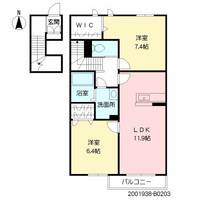 マリンガーデンの間取り