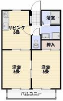 ビーラインNVⅡの間取り