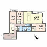 WITHPLUS天保山公園の間取り