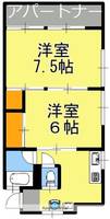 広木2丁目アパート102の間取り