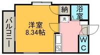 Nフロンティア305の間取り