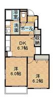 コンフォートヴィラ旭原Ⅰ号棟の間取り