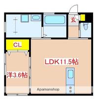 物件の間取り画像