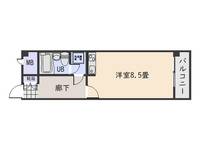 ライオンズマンション天文館605号の間取り