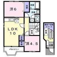 群馬県高崎市吉井町吉井川(アパート)の賃貸物件の間取り