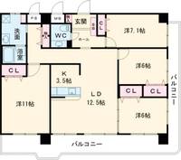 物件の間取り画像