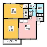 フォーブル早川の間取り