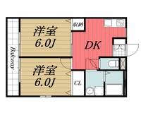 千葉県成田市中台6(アパート)の賃貸物件の間取り