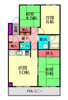 花咲第一マンションの間取り