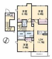 シャーメゾン田村町の間取り