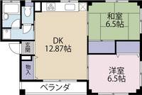 ハイツAOKIの間取り
