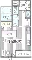 東京都杉並区上荻2(マンション)の賃貸物件の間取り
