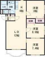 物件の間取り画像