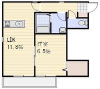 埼玉県東松山市松本町2(アパート)の賃貸物件の間取り