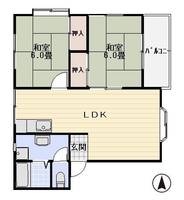浜野ハイツの間取り