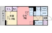 D-roomフェニックス糸島IIの間取り