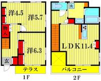 物件の間取り画像