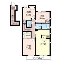 シャルマン大芝Cの間取り