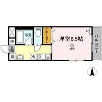 岡山県岡山市北区三野3(マンション)の賃貸物件の間取り