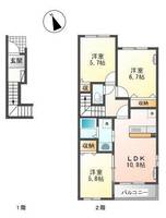 モンテ・ピアーノの間取り