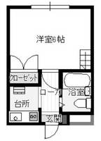 埼玉県行田市城西3(アパート)の賃貸物件の間取り