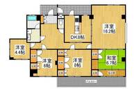 東京都清瀬市中里2(マンション)の賃貸物件の間取り