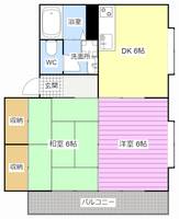 札木ハイムSの間取り