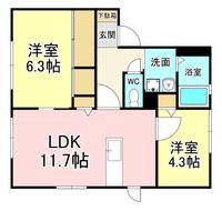 物件の間取り画像