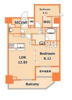 神奈川県横浜市中区石川町2(マンション)の賃貸物件の間取り