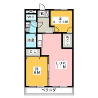 リベラル中の瀬の間取り