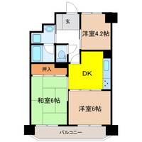 ライオンズマンション福田町の間取り